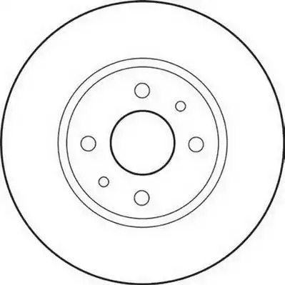 Тормозной диск JURID 562178JC (562178)