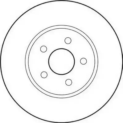 Тормозной диск JURID 562180JC (562180)