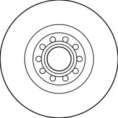 Тормозной диск JURID 562205JC (562205)
