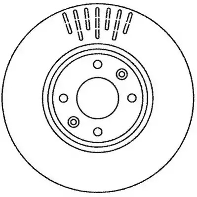 Тормозной диск JURID 562267JC (562267)