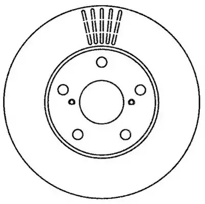 Тормозной диск JURID 562269JC (562269)