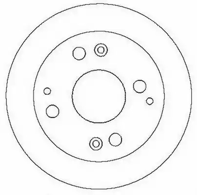 Тормозной диск JURID 562282JC (562282)