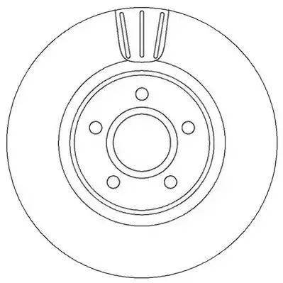 Тормозной диск JURID 562363JC (562363)