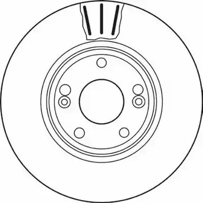 Тормозной диск JURID 562381JC (562381)