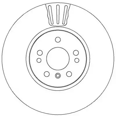 Тормозной диск JURID 562403JC (562403)