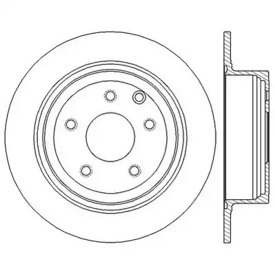 Тормозной диск JURID 562576JC (562576)