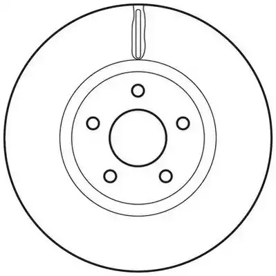 Тормозной диск JURID 562624JC