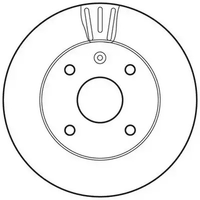 Тормозной диск JURID 562662JC