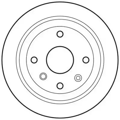 Тормозной диск JURID 562740JC
