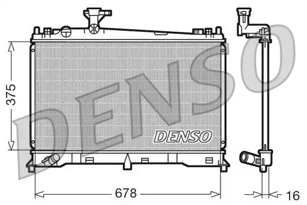 Теплообменник DENSO DRM44010