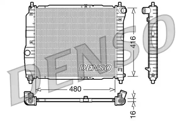 Теплообменник DENSO DRM15003