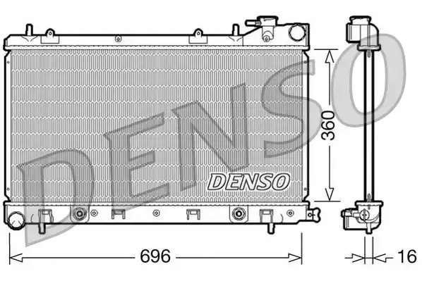 Теплообменник DENSO DRM36002