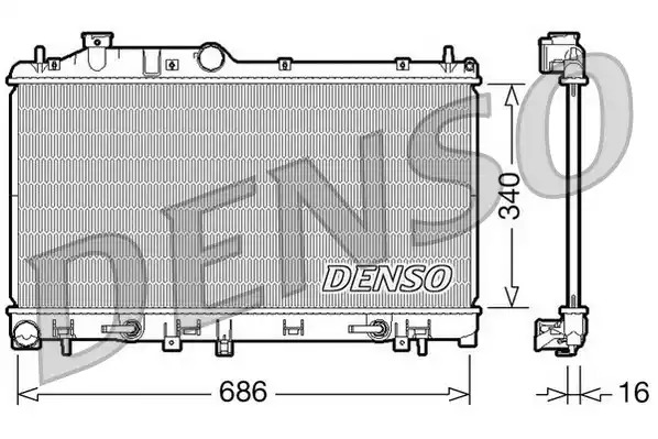 Теплообменник DENSO DRM36009