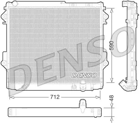 Теплообменник DENSO DRM50075