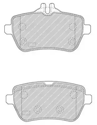 Комплект тормозных колодок FERODO FDB4261
