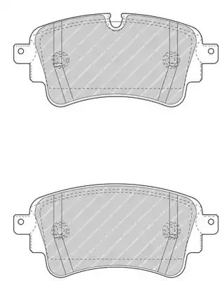 Комплект тормозных колодок FERODO FDB4617