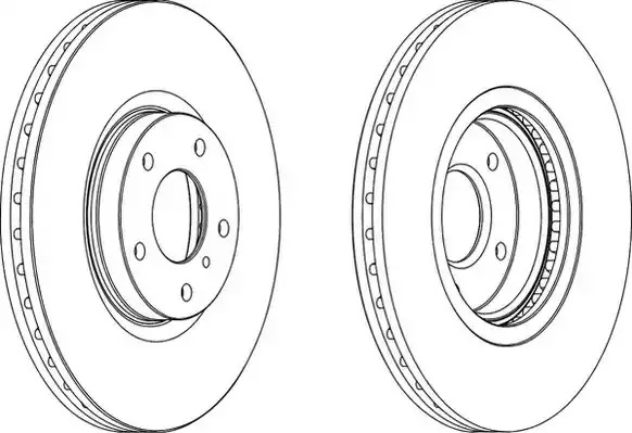 Тормозной диск FERODO DDF1505C-1 (DDF1505C-1, DDF1505)