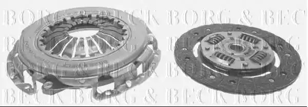 Комплект сцепления BORG & BECK HK2041