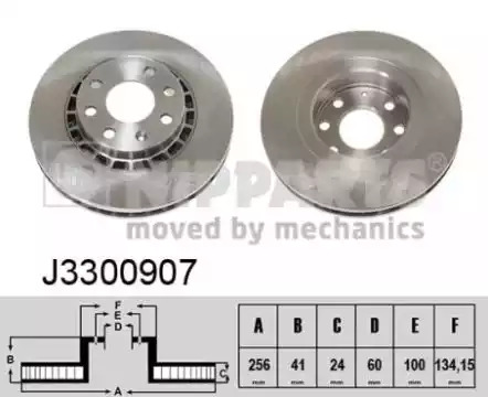 Тормозной диск NIPPARTS J3300907