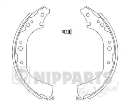 Комлект тормозных накладок NIPPARTS J3502039