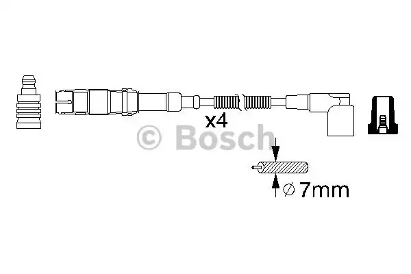 Комплект электропроводки BOSCH 0 986 356 310 (B 310)