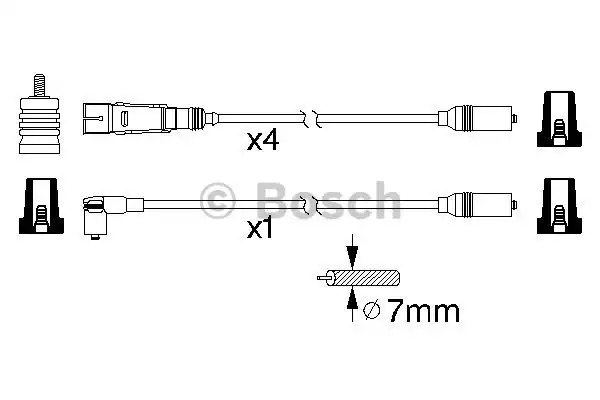 Комплект электропроводки BOSCH 0 986 356 317 (B 317)