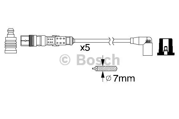 Комплект электропроводки BOSCH 0 986 356 318 (B 318)