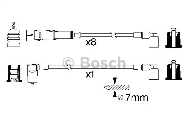 Комплект электропроводки BOSCH 0 986 356 330 (B 330)