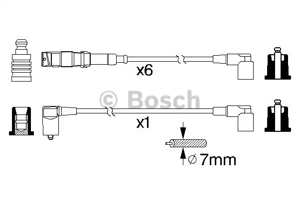 Комплект электропроводки BOSCH 0 986 356 332 (B 332)