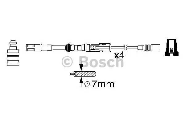 Комплект электропроводки BOSCH 0 986 356 337 (B 337)