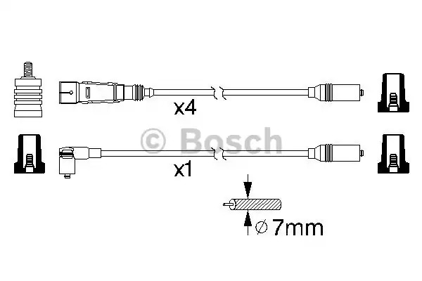 Комплект электропроводки BOSCH 0 986 356 339 (B 339)