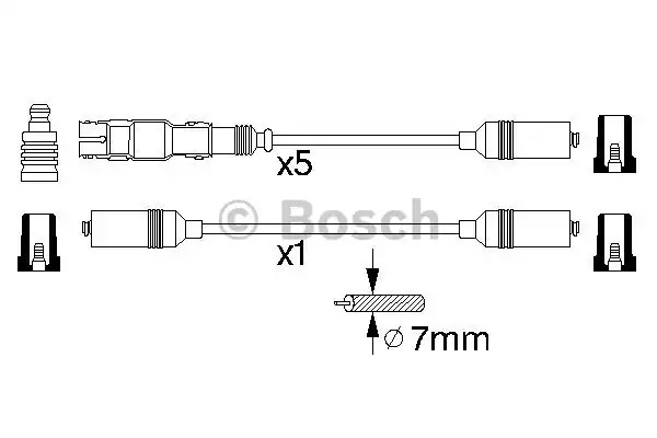 Комплект электропроводки BOSCH 0 986 356 350 (B 350)