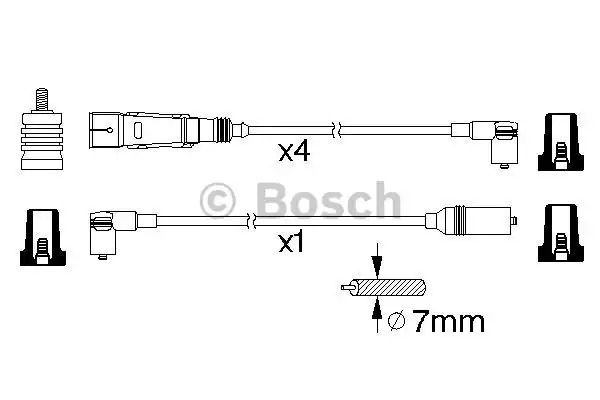 Комплект электропроводки BOSCH 0 986 356 358 (B 358)