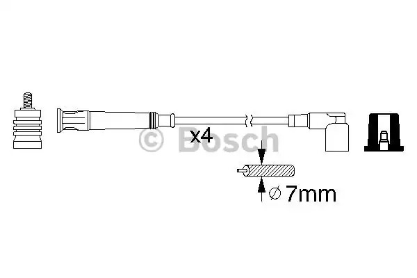 Комплект электропроводки BOSCH 0 986 356 361 (B 361)