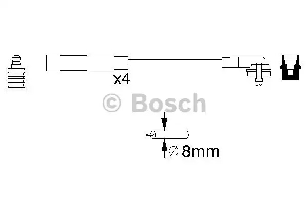 Комплект электропроводки BOSCH 0 986 356 700 (B 700)