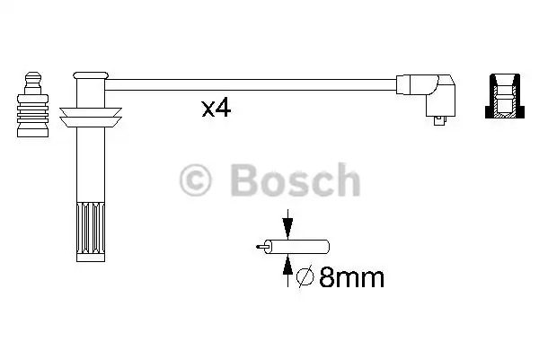 Комплект электропроводки BOSCH 0 986 356 709 (B 709)