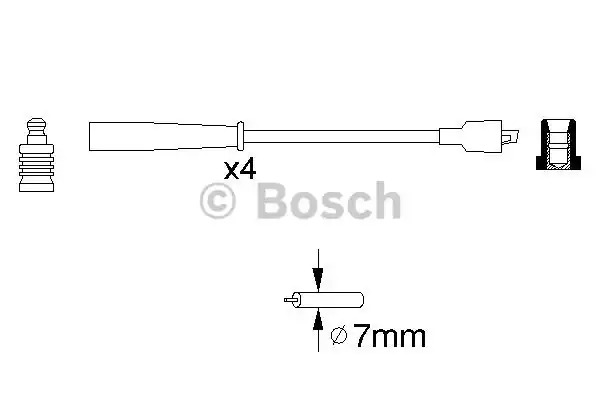 Комплект электропроводки BOSCH 0 986 356 716 (B 716)