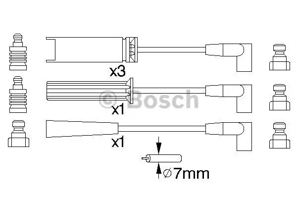 Комплект электропроводки BOSCH 0 986 356 739 (B 739)