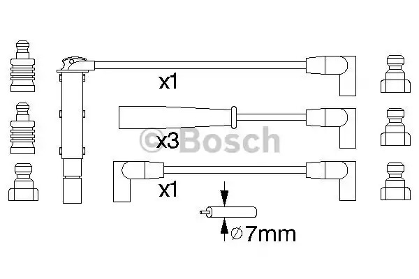 Комплект электропроводки BOSCH 0 986 356 740 (B 740)