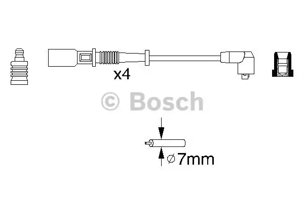 Комплект электропроводки BOSCH 0 986 356 754 (B 754)