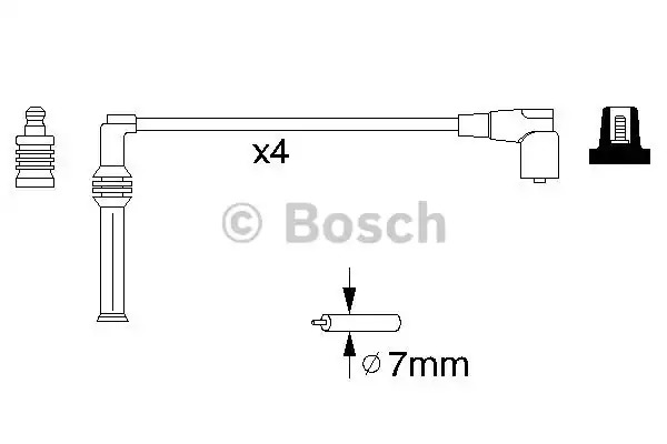 Комплект электропроводки BOSCH 0 986 356 778 (B 778)