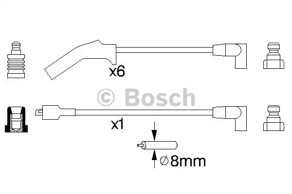 Комплект электропроводки BOSCH 0 986 356 783 (B 783)