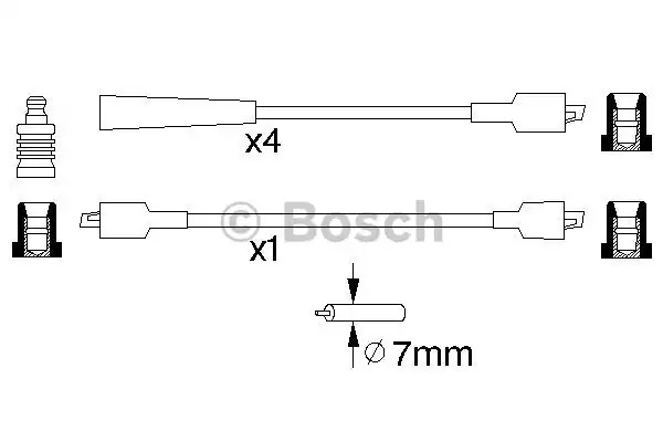 Комплект электропроводки BOSCH 0 986 356 785 (B 785)