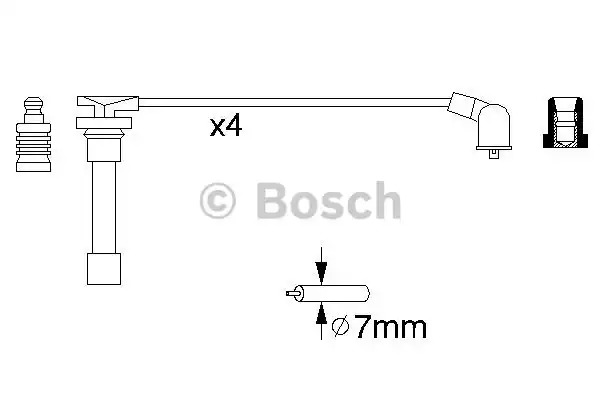 Комплект электропроводки BOSCH 0 986 356 793 (B 793)