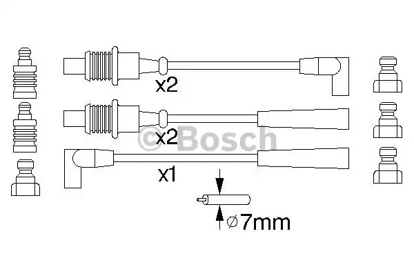 Комплект электропроводки BOSCH 0 986 356 794 (B 794)