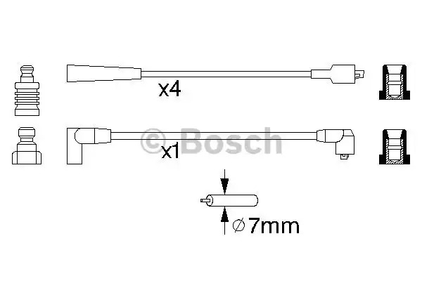 Комплект электропроводки BOSCH 0 986 356 798 (B 798)