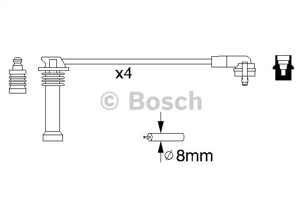 Комплект электропроводки BOSCH 0 986 356 805 (B 805)