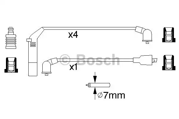 Комплект электропроводки BOSCH 0 986 356 813 (B 813)