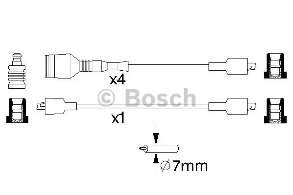 Комплект электропроводки BOSCH 0 986 356 823 (B 823)