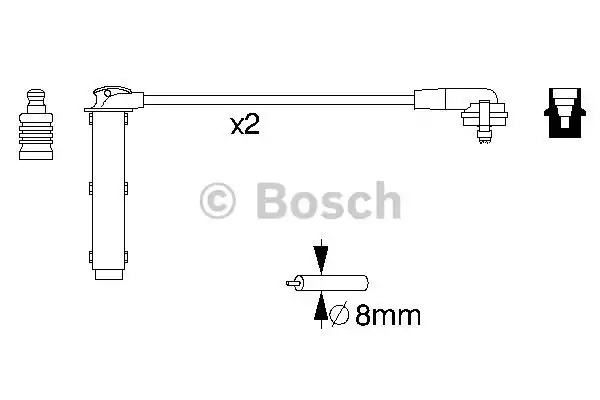 Комплект электропроводки BOSCH 0 986 356 833 (B 833)